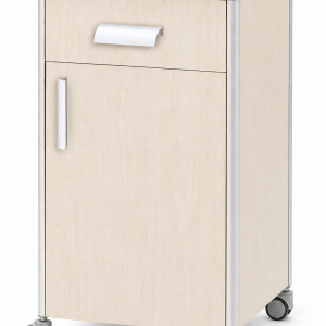 BSC 2780 - WOODEN BEDSIDE CABINET WITH ABS TOP COVER
