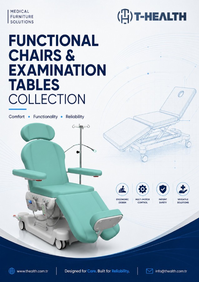 T-HEALTH Functional Chairs & Examination Tables catalogue cover