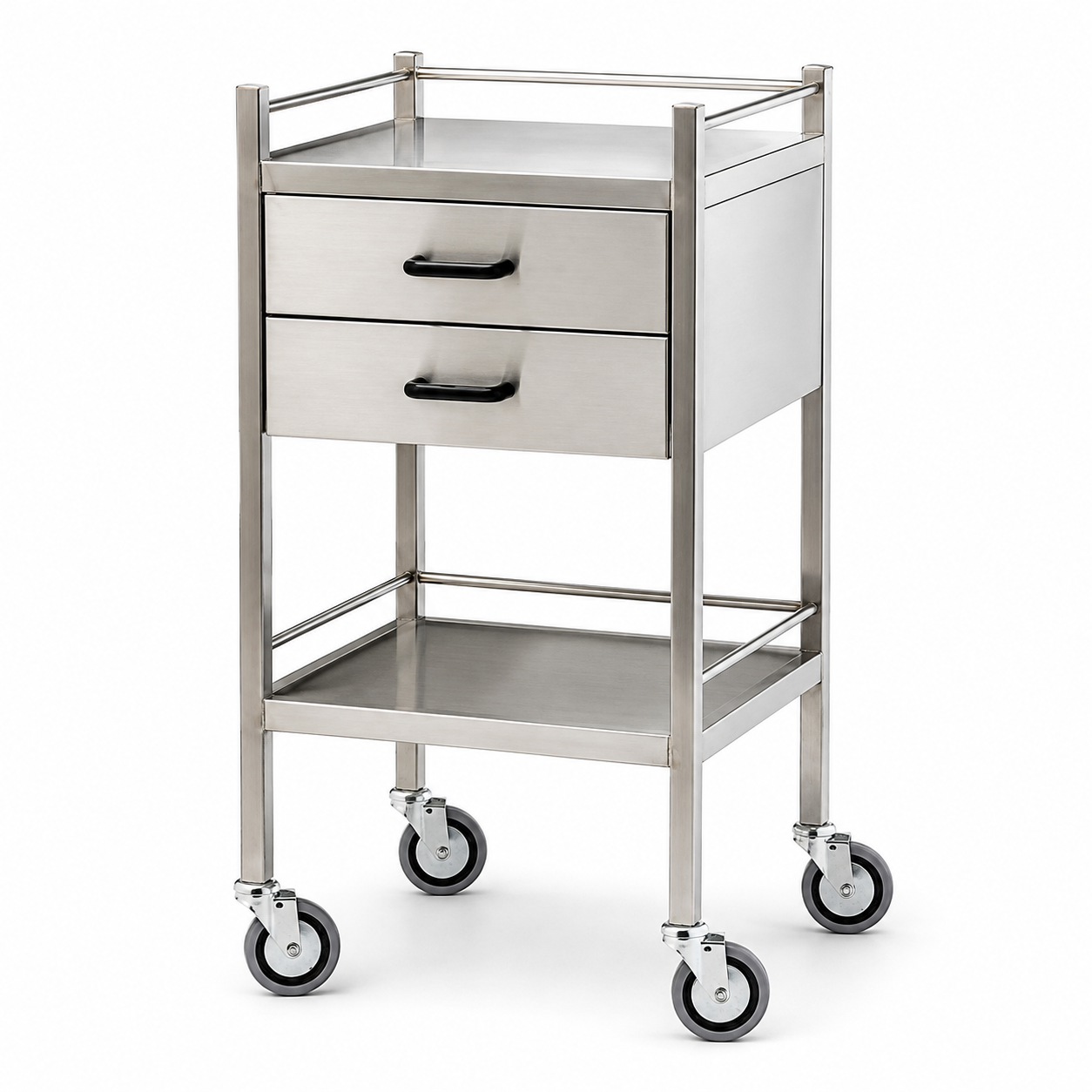 ts-7161-stainless-steel-instrument-trolley-two-drawers